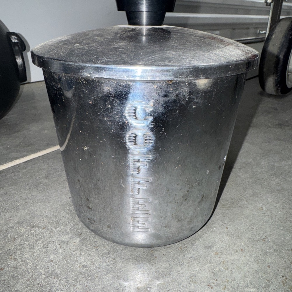 Vintage Everedy Chrome COFFEE Canister With Lid‎ stainless steel Set Replacement